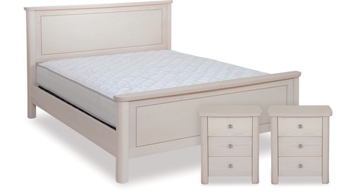 Cardrona Super King Slat Bed Frame & Headboard + Bedsides x 2 Cardrona Super King Slat Bed Frame & Headboard + Bedsides x 2